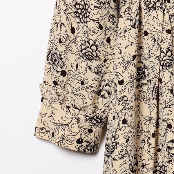 SCAPA / スキャパ 【WEB限定】サラサフラワープリントワンピース