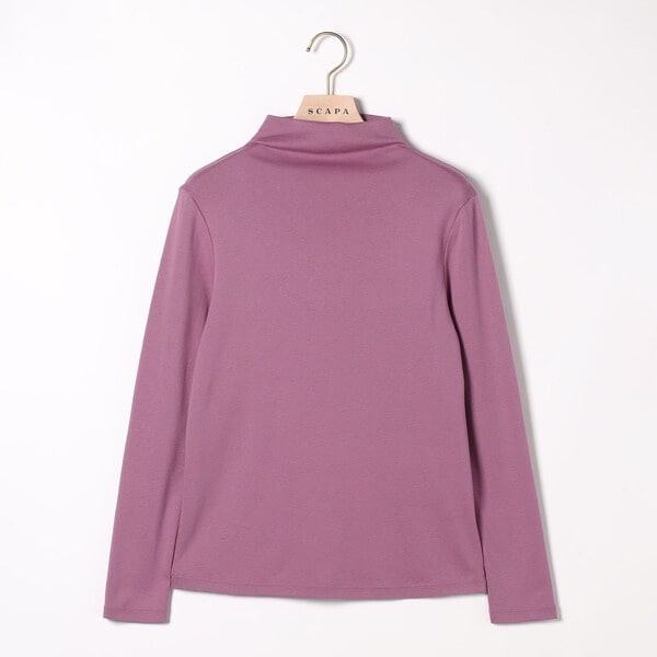 スキャパ（SCAPA）/コットンフライスボトルネックカットソー
