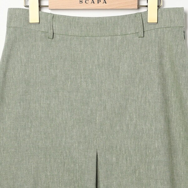 スキャパ（SCAPA）/リネンコットンストレッチスカート_8