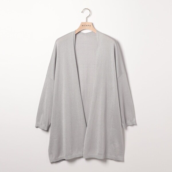 SCAPA / スキャパ スモールパターンニットカーディガン ニット｜ルック