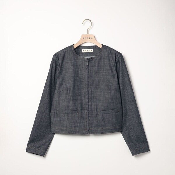 スキャパ（SCAPA）/スラブシャンブレージャケット