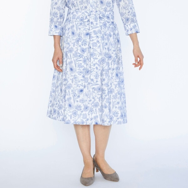 スキャパ（SCAPA）/Ｌｉｂｅｒｔｙ　Ｐｒｉｎｔモノフラワースカート_2