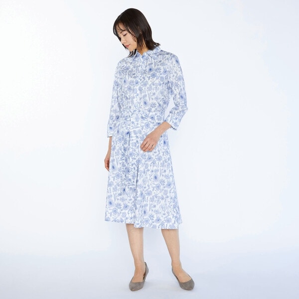 スキャパ（SCAPA）/Ｌｉｂｅｒｔｙ　Ｐｒｉｎｔモノフラワースカート_4