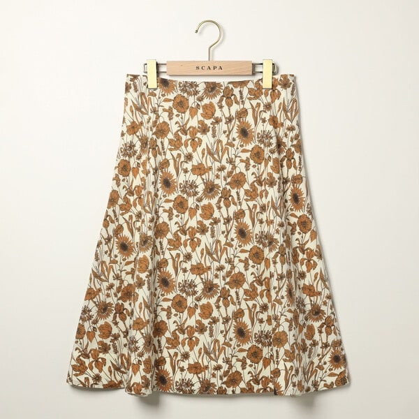 スキャパ（SCAPA）/Ｌｉｂｅｒｔｙ　Ｐｒｉｎｔモノフラワースカート_8