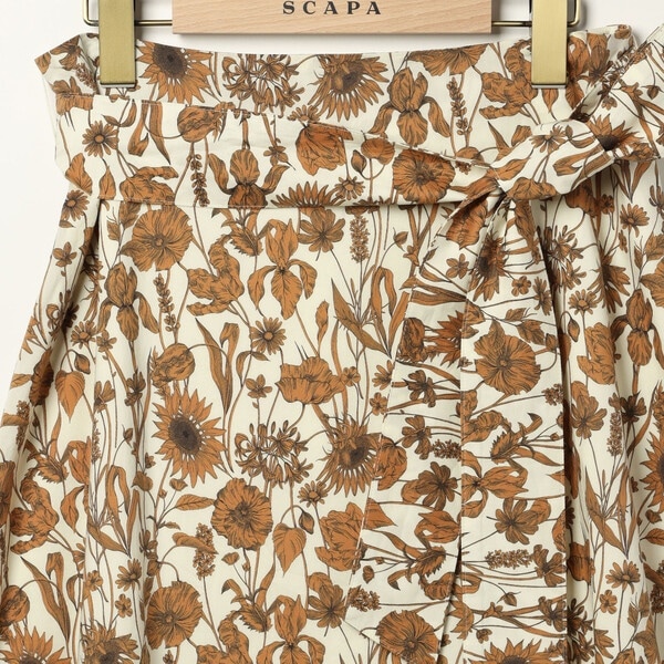 スキャパ（SCAPA）/Ｌｉｂｅｒｔｙ　Ｐｒｉｎｔモノフラワースカート_9