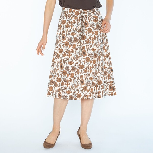 スキャパ（SCAPA）/Ｌｉｂｅｒｔｙ　Ｐｒｉｎｔモノフラワースカート_16