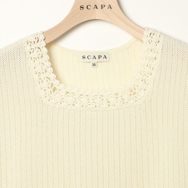スキャパ（SCAPA）/アププレ半袖プルオーバーニット_8