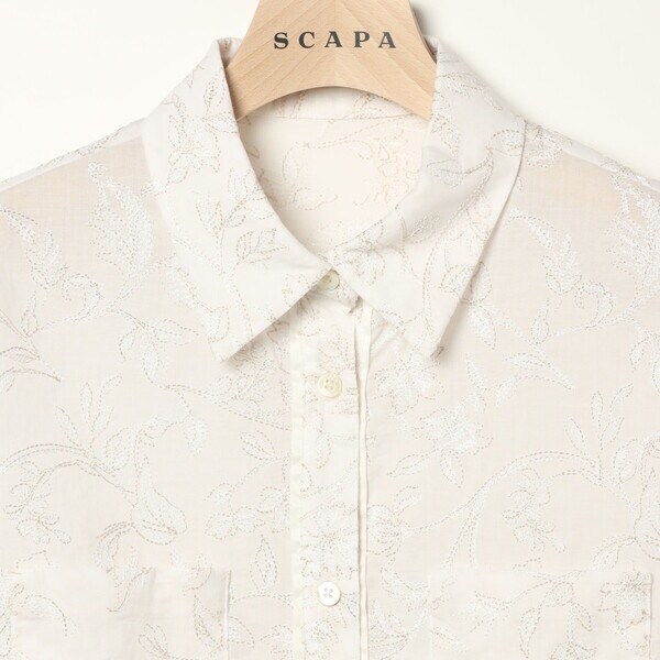 スキャパ（SCAPA）/フラワーエンブロイダリーブラウス_7