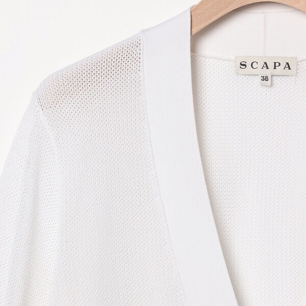 スキャパ（SCAPA）/フレニット半袖カーディガン_13