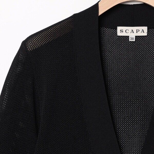 スキャパ（SCAPA）/フレニット半袖カーディガン_14