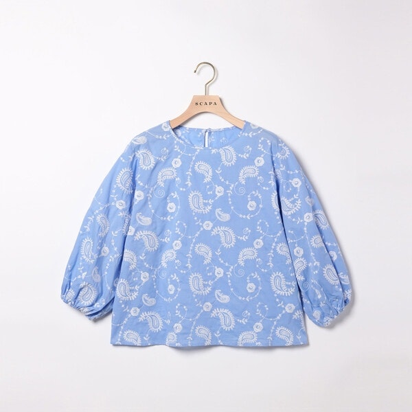 スキャパ（SCAPA）/エンブロペーズリープルオーバーブラウス