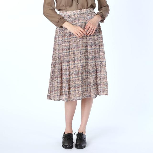 スキャパ（SCAPA）/ツイードプリントスカート