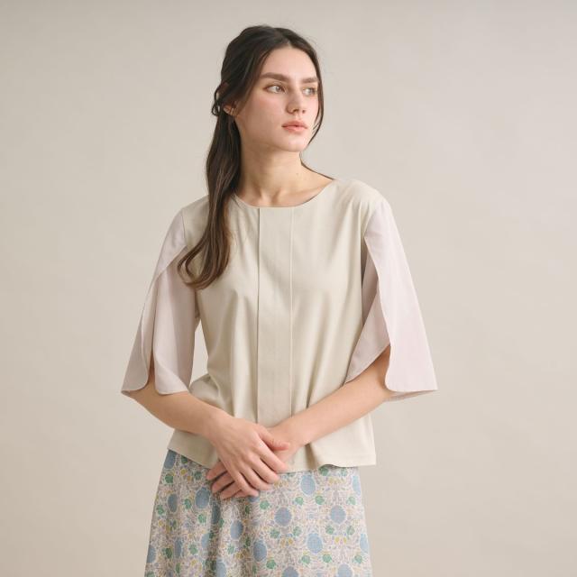 スキャパ（SCAPA）/ファインスムース5分袖カットソー 18,469円