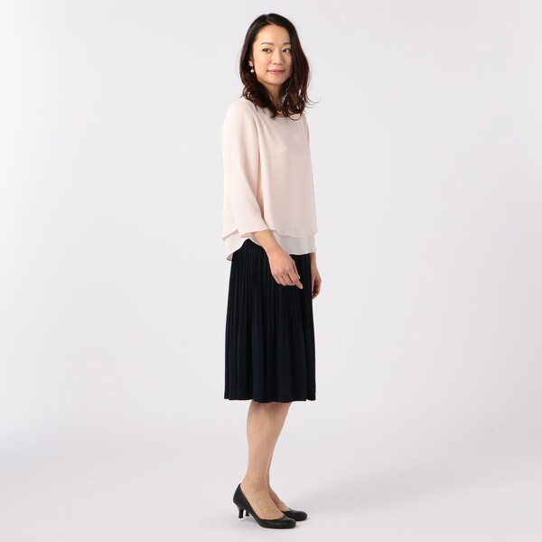 キース/ドレープサテン　ブラウス