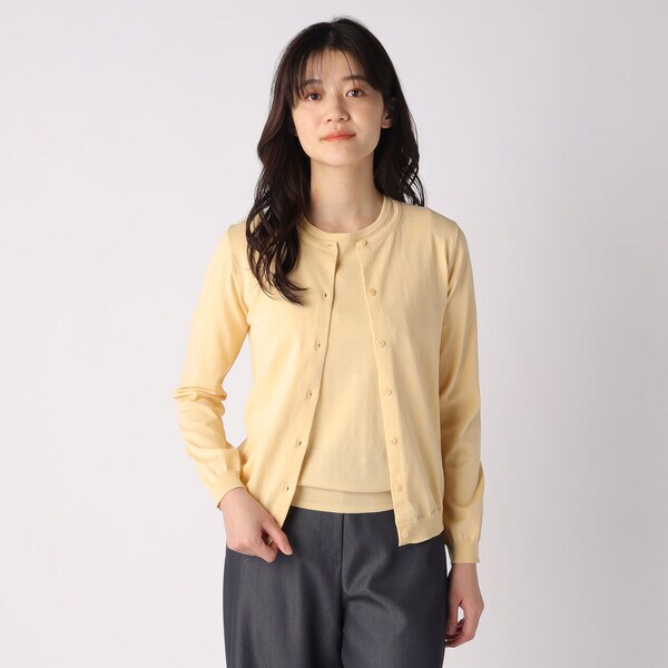 キース/ハイゲージコットンカーディガン