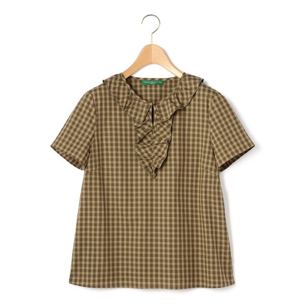 【美品ほぼ新品】 KEITH／キース ボイルシャドーチェック シャツ ブラウス Cham. ブラウス シャツ ゆるだぼチェックシャツ レディース : ZOZOTOWN