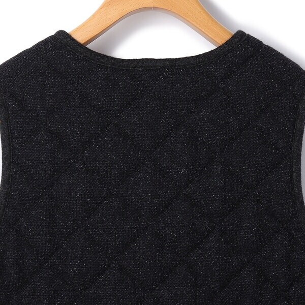 キース（KEITH）/W／Silkネップベスト Lサイズ】W／Silkネップ