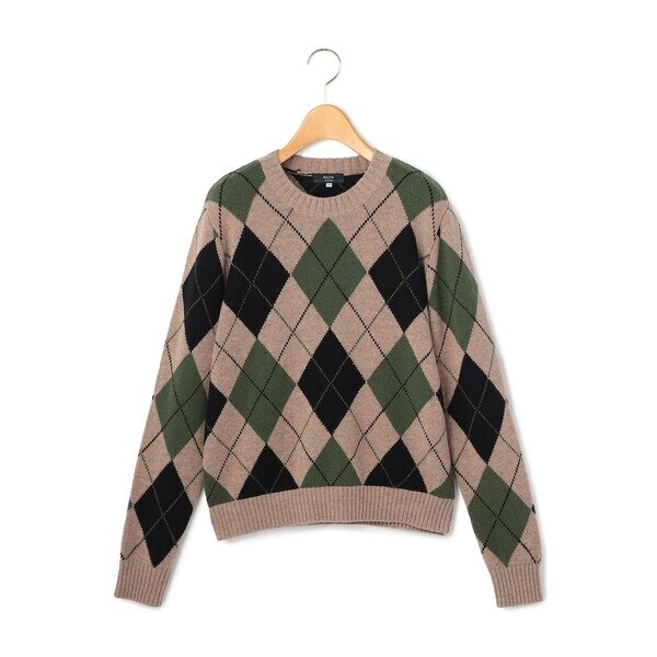 【タグ付き未使用】　KEITHキース　スコットランド社製アーガイル柄ニット キース（KEITH）/アーガイルニット