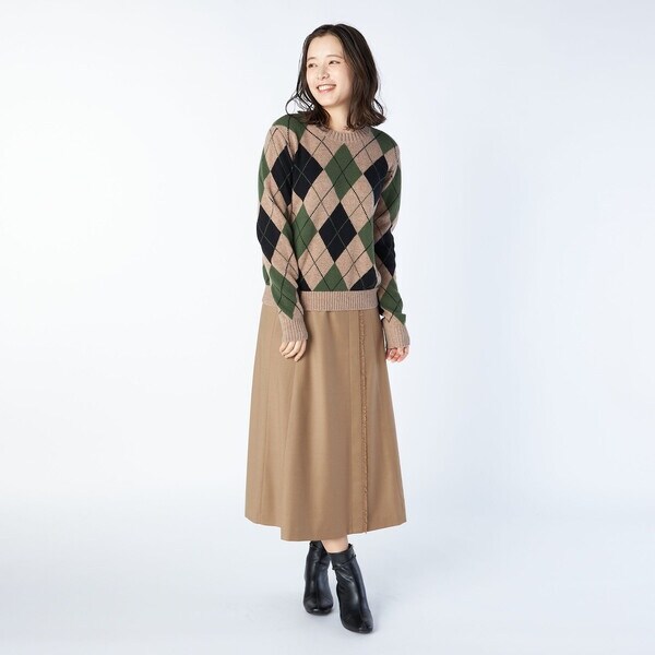 キース（KEITH）/アーガイルニット