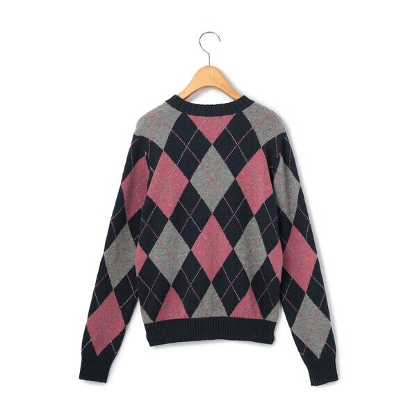 【タグ付き未使用】　KEITHキース　スコットランド社製アーガイル柄ニット キース（KEITH）/アーガイルニット