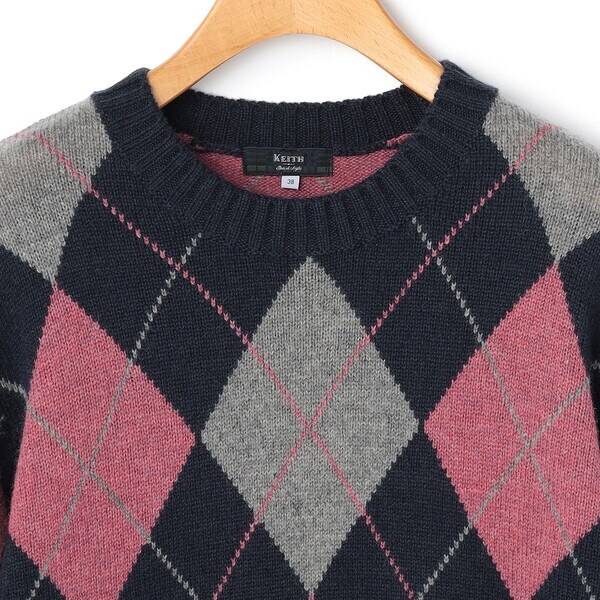 キース（KEITH）/アーガイルニット