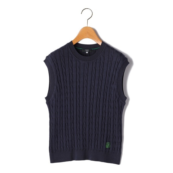 キース（KEITH）/ハイゲージケーブルニットベストの通販は 19,800円