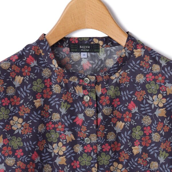 KEITH Lサイズ / キースエルサイズ 【Lサイズ】Anniversary Edenham Liberty Print Shirt KEITH｜【Lサイズ】Edenham Border Liberty Print Polo Collar