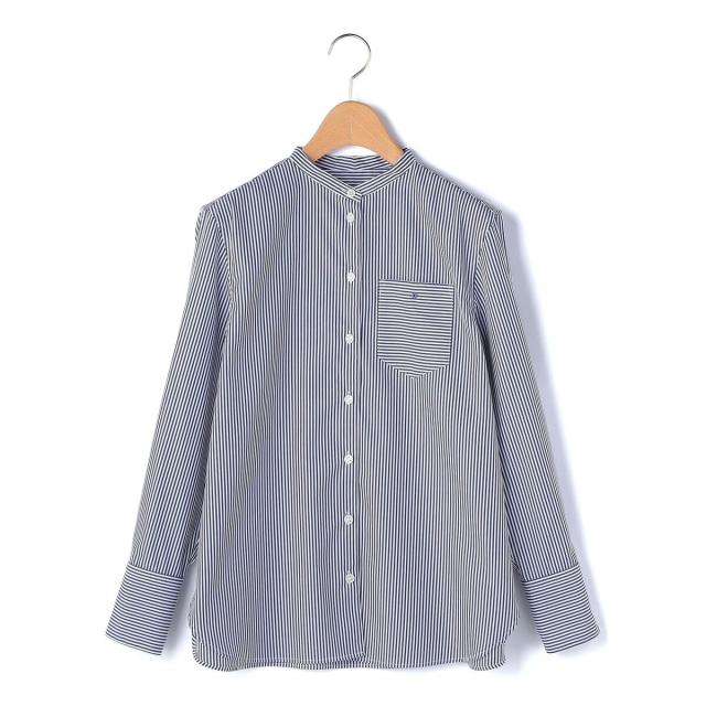 キース（KEITH）/ロンドンストライプスタンドカラーブラウス