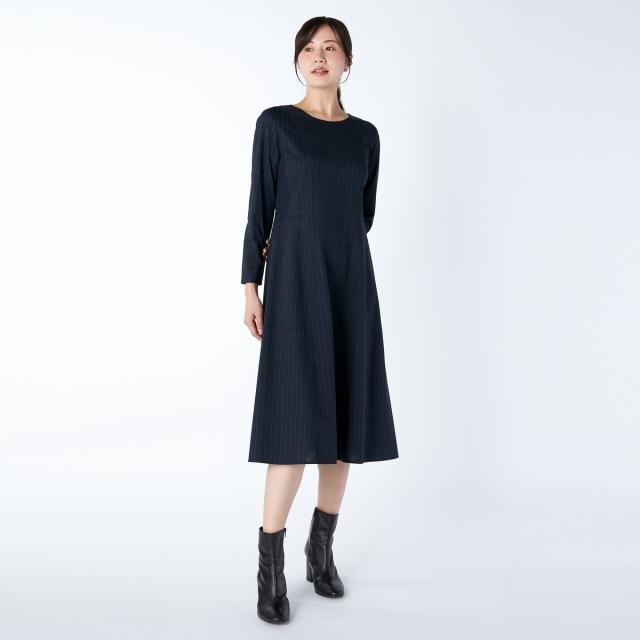 キース（KEITH）/ストライプジャージーワンピース