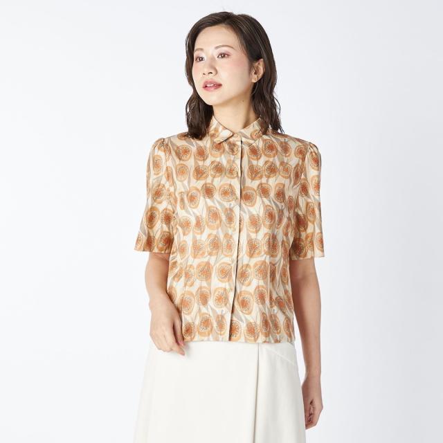 キース（KEITH）/Ｖ＆Ａ　ＴＩＲＺＡＨ　ＭＡＲＢＬＥブラウス
