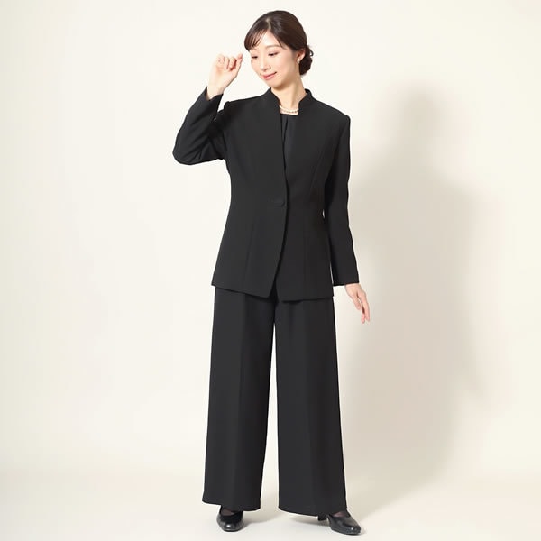 マダムココ（MADAMECOCO）/【ブラックフォーマル】レディース／喪服／礼服／3点セット／大きいサイズ／ミセス（メアリーココ）