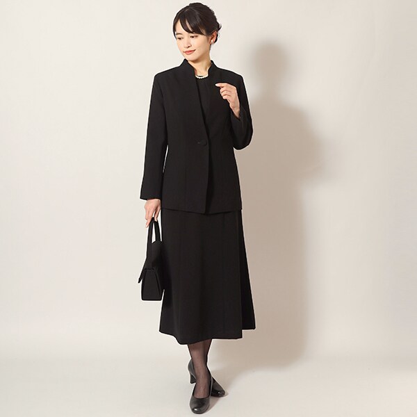 マダムココ（MADAMECOCO）/ブラックフォーマル レディース／喪服／礼服／2点セット／大きいサイズ／ミセス（メアリーココ）