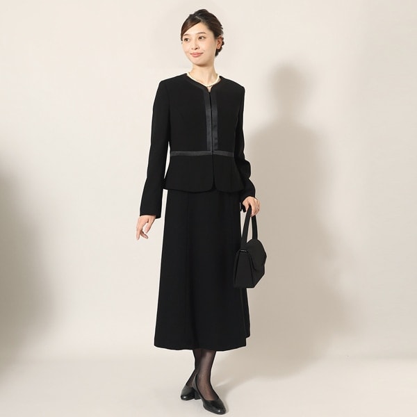 マダムココ（MADAMECOCO）/【ブラックフォーマル】レディース 喪服／ノーカラー／礼服／大きいサイズ（メアリーココ）