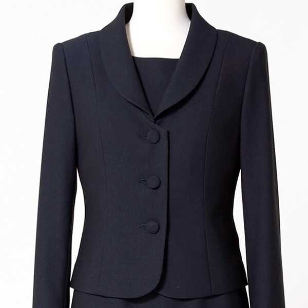 ESCOMUL スーツ 7号 お受験 濃紺 ネイビー メアリーココ ワンピース お