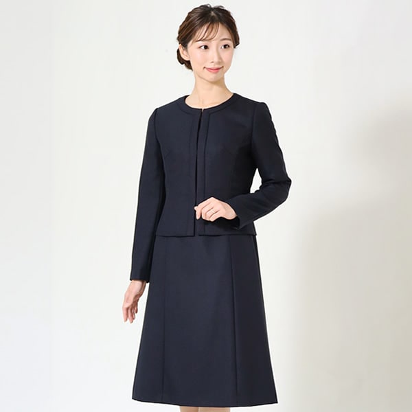 エスコミュール（ESCOMUL）/お受験スーツ／ウール混紡／アンサンブル／小柄サイズ／大きいサイズ／レディース（メアリーココ）