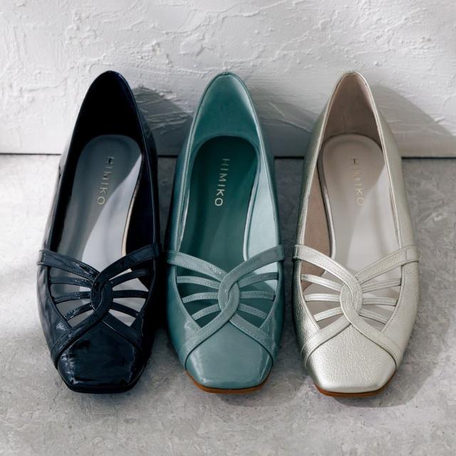 HIMIKO（HIMIKO）/【SALE】【日本製】【撥水】カットアウトデザインパンプス/641105