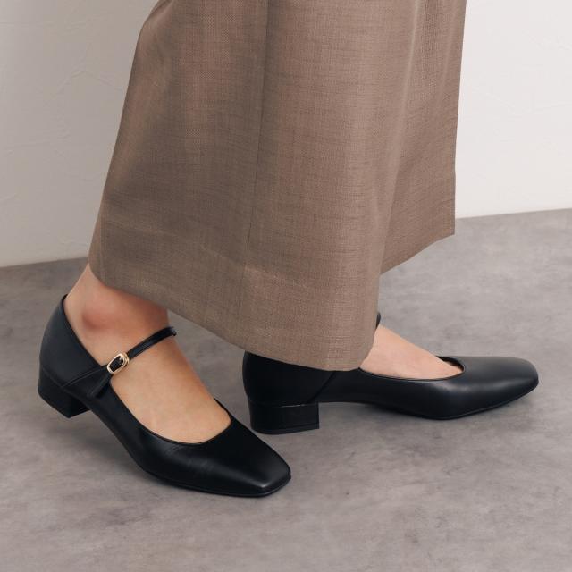 HIMIKO（HIMIKO）/きれいめストラップ◇【SALE】【日本製】【撥水】スクエアトゥメリージェーンパンプス/641111