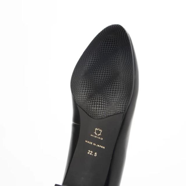 HIMIKO（HIMIKO）/【撥水】＜3．5cmヒール＞ラウンドトゥブラック