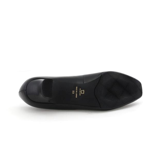 HIMIKO（HIMIKO）/撥水＜3．5cmヒール＞ストラップ付ブラックパンプス