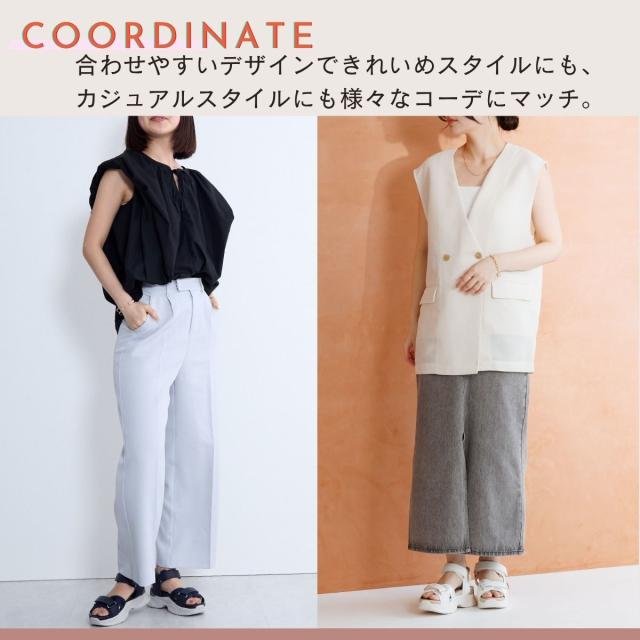 HIMIKO（HIMIKO）/厚底でも軽くて楽々！◆【WEB限定】【卑弥呼 26SS】クロスデザインスポーツサンダル/647202_5