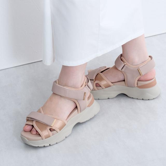 HIMIKO（HIMIKO）/厚底でも軽くて楽々！◆【WEB限定】【卑弥呼 26SS】クロスデザインスポーツサンダル/647202_2