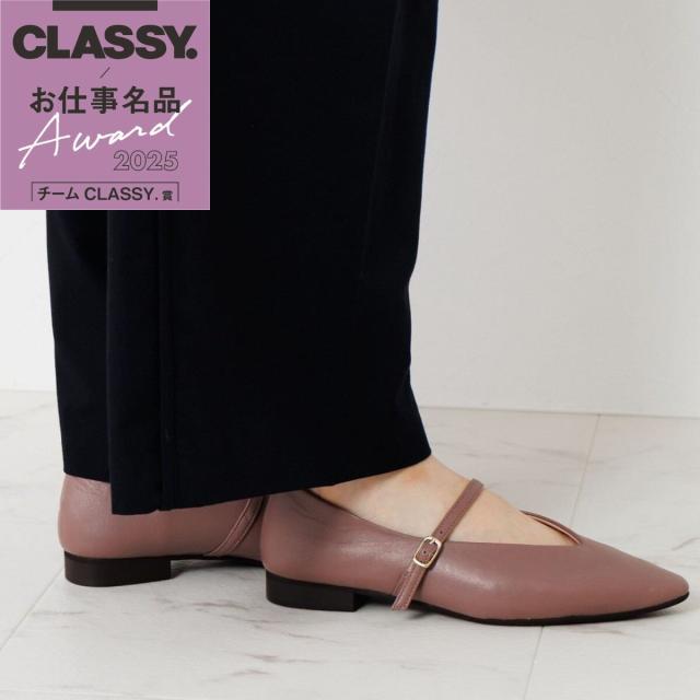 HIMIKO（HIMIKO）/＊雑誌掲載＊サッと履けるストラップ◇【ボロネーゼ製法】メリージェーンフラットパンプス/641307