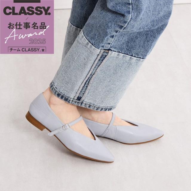 HIMIKO（HIMIKO）/＊雑誌掲載＊サッと履けるストラップ◇【ボロネーゼ製法】メリージェーンフラットパンプス/641307