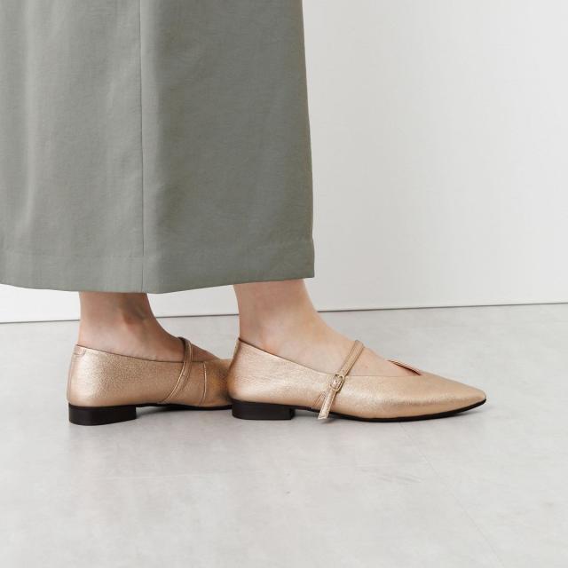 HIMIKO（HIMIKO）/＊雑誌掲載＊サッと履けるストラップ◇【ボロネーゼ製法】メリージェーンフラットパンプス/641307