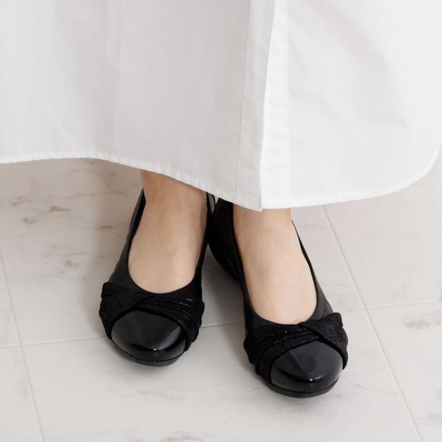 卑弥呼（himiko ）/卑弥呼のベストセラー！走れるパンプス◇【撥水】クロスリボンスニーカーパンプス/643301