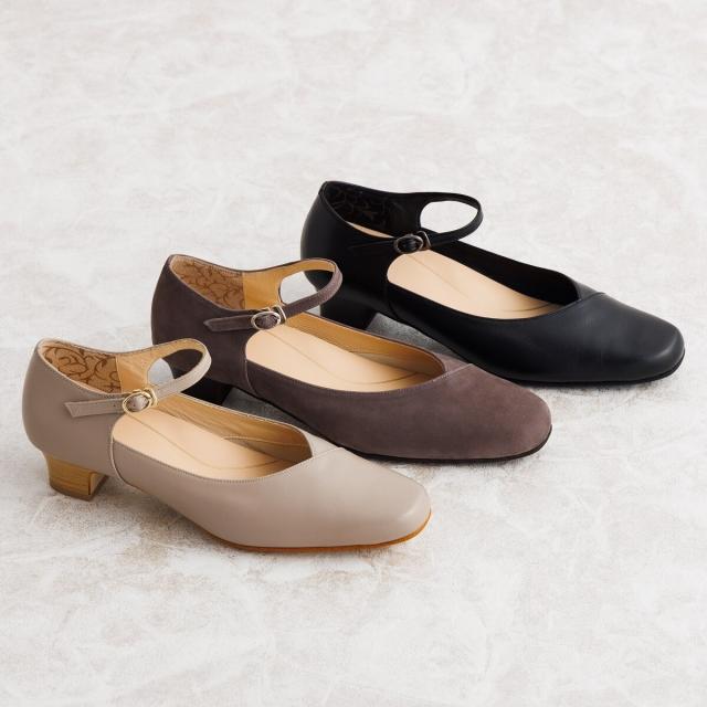 HIMIKO（HIMIKO）/履きやすさを追求[快適ウォークパンプス]【撥水】3