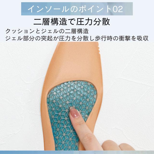 HIMIKO（HIMIKO）/【快適ウォークパンプス】【撥水】【卑弥呼】5cmヒールカットワークストラップパンプス/605005_8