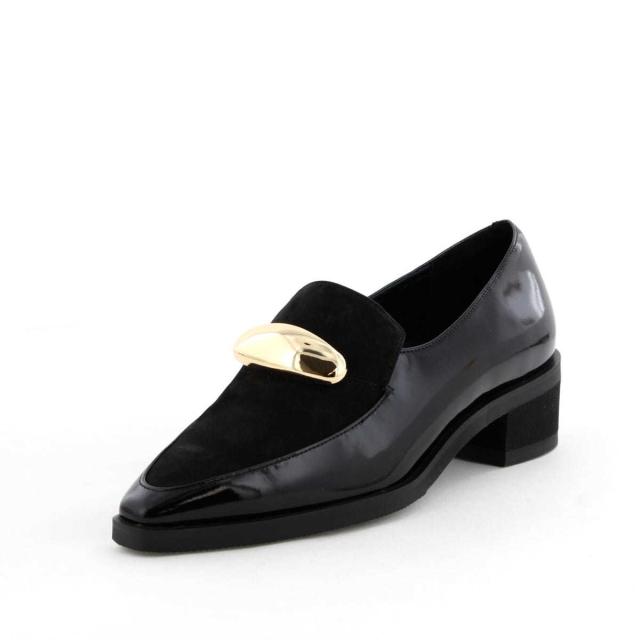 HIMIKO（HIMIKO）/洗練された主役級デザイン【卑弥呼25AW】軽量ソールオーバルモチーフローファー/651306 HIMIKO（HIMIKO）/洗練された主役級デザイン【卑弥呼25AW】軽量ソール