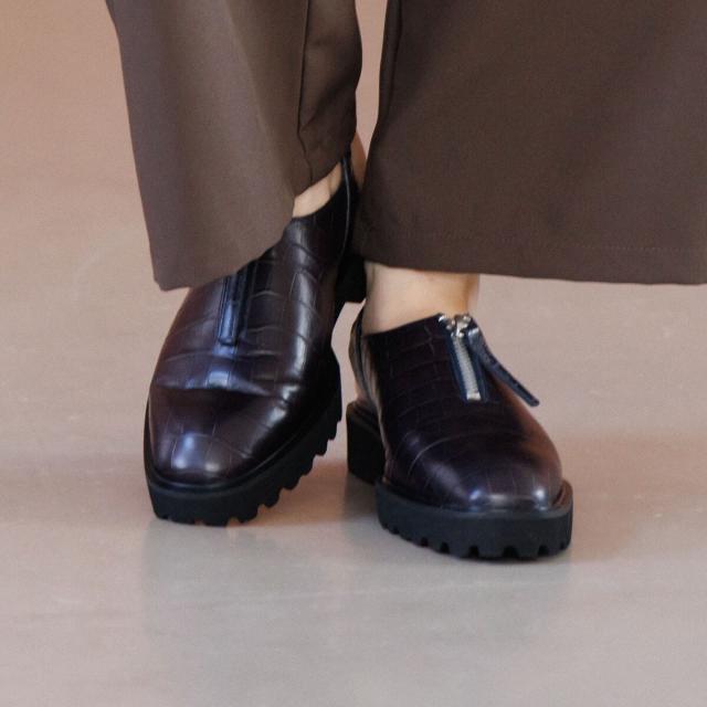 HIMIKO（HIMIKO）/サッと着脱できる新アイテム【卑弥呼25AW】【撥水】センタージップクロッグシューズ/651516