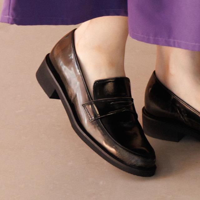 HIMIKO（HIMIKO）/【卑弥呼25AW】アドバンレザーローファー/651309の